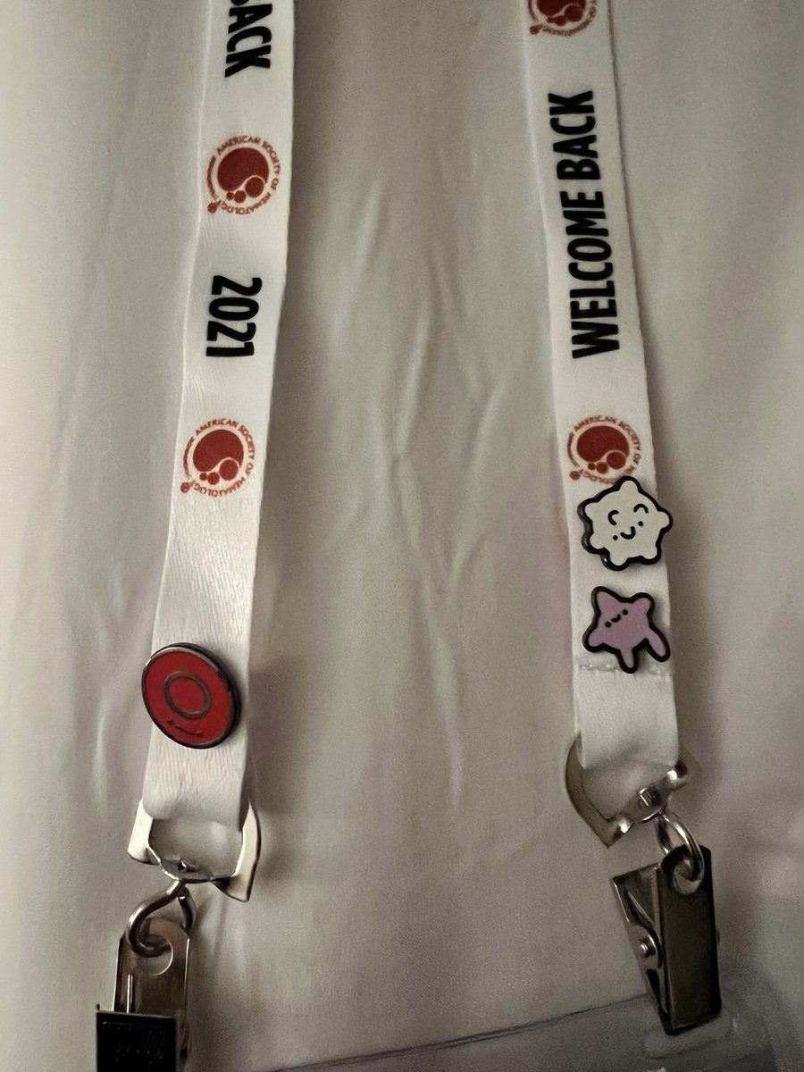 PedsHemeDoc's tweet photo. Added some needed friends to my name tag strap #LittleCells https://t.co/NwiJrUFuYz