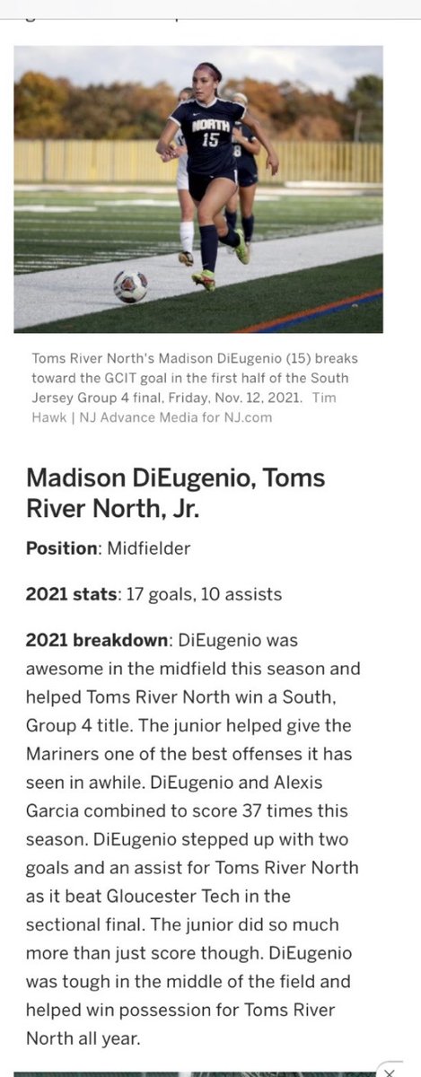 Third team All State 2021!!⚽️