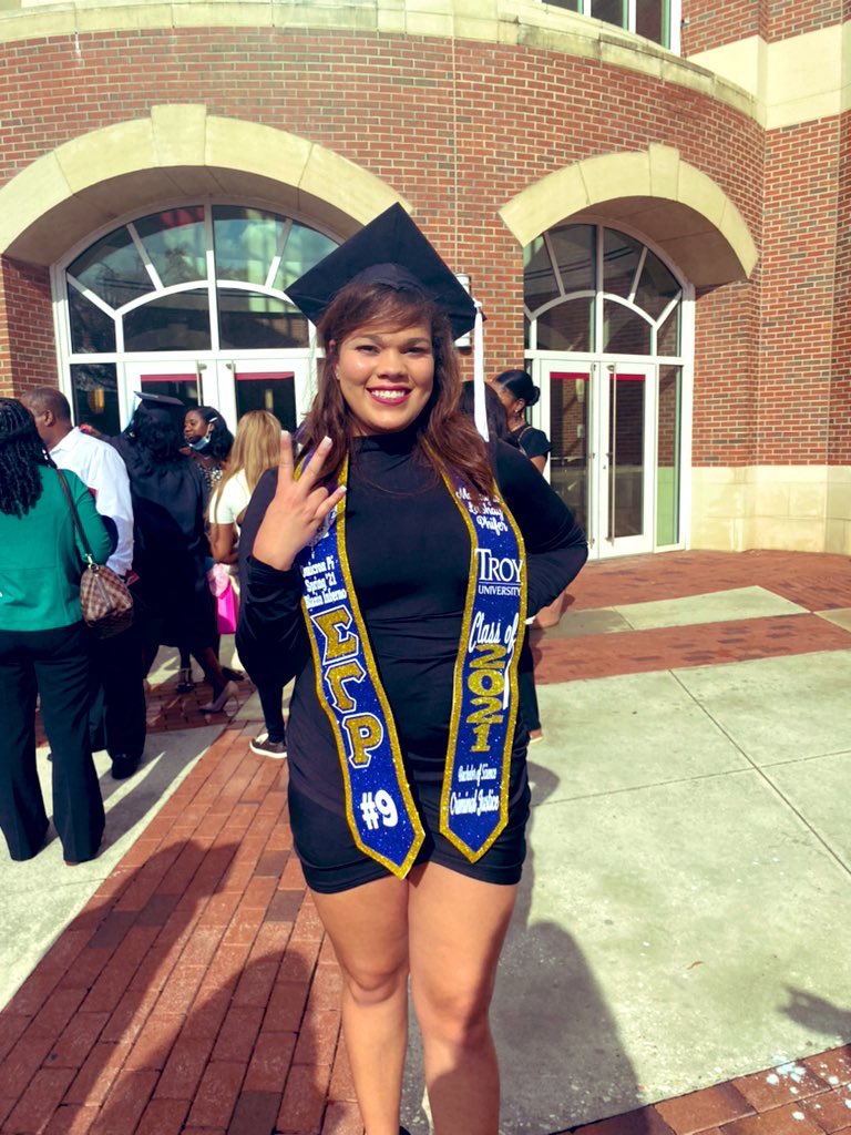 MPh1fer's tweet photo. Can’t wait to see where my journey takes me. Brb Bc I have to go cry. I really just joined the alumna club😭 #gradszn #Classof2021 https://t.co/KHwGjlFskp