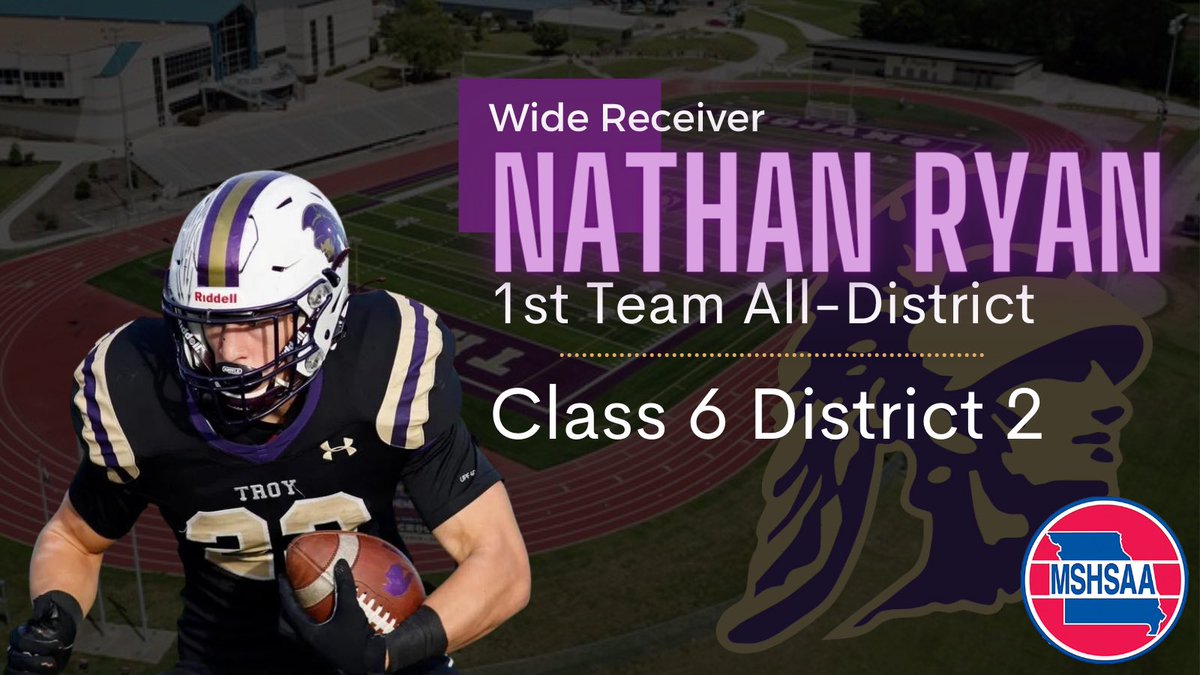 Coach Nesbitt (@jacksonhs_fb) on Twitter photo Congrats to <a href="/NathanTR23/">Nathan Ryan</a> for being named to the Class 6 District 2 All District Team! #TPW Congrats to <a href="/NathanTR23/">Nathan Ryan</a> for being named to the Class 6 District 2 All District Team! #TPW