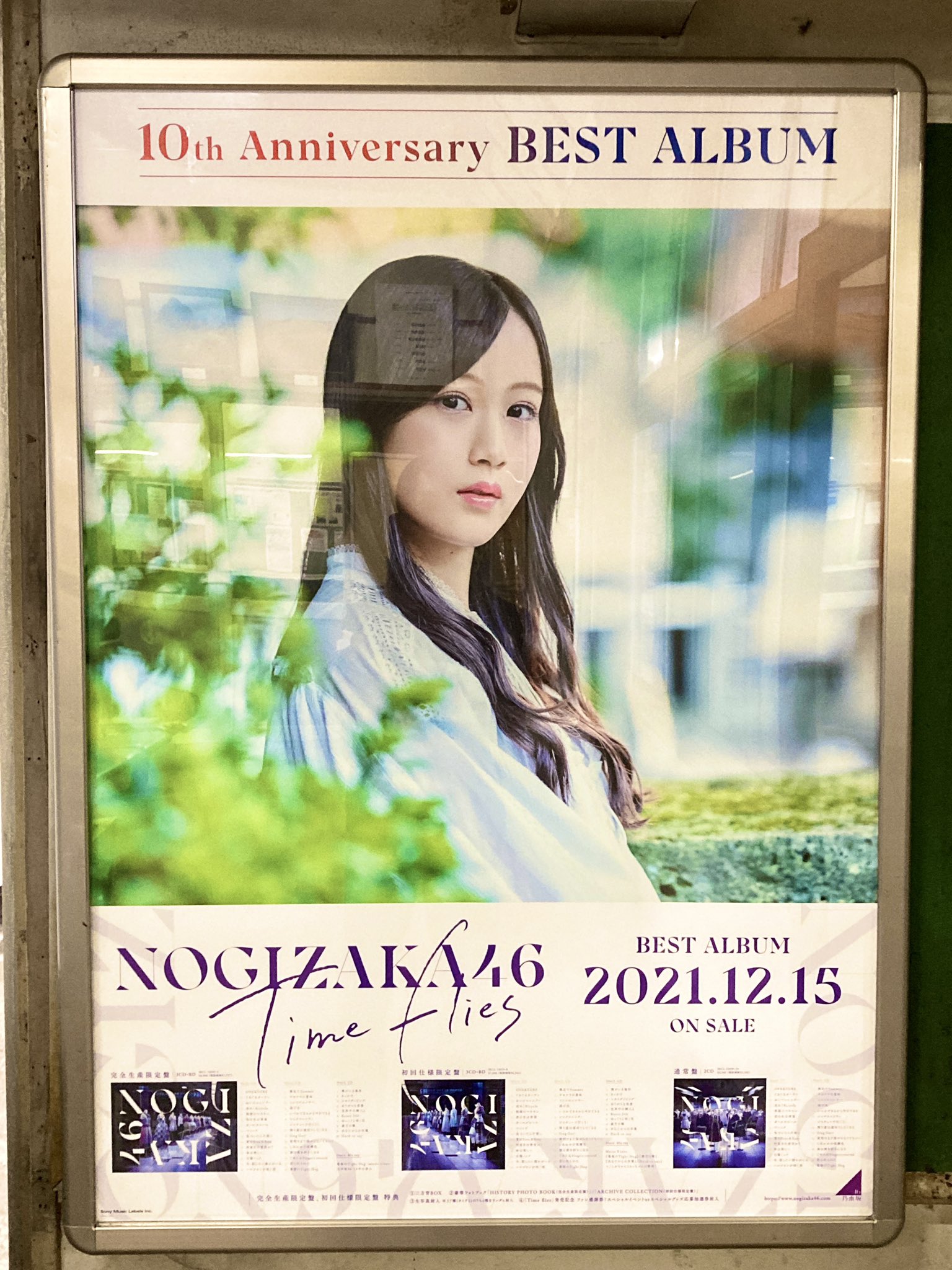 乃木坂46 10周年ベストアルバム Time flies 直筆サイン入りポスター 乃木坂46 10周年ベストアルバム Time flies 直筆サイン入りポスター
