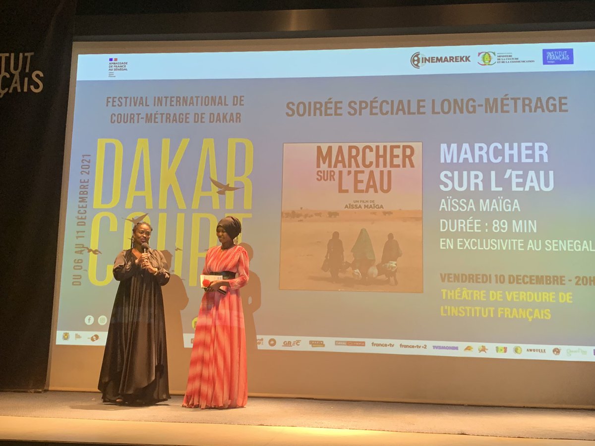 Marcher sur l’eau , merveilleux film, fort plaidoyer sur #ValeurEau, levier de bien être et de paix, une belle illustration du #ChangementClimatique, un hommage aux femmes, un hymne pour l’école. Vives félicitations à <a href="/AissaMaiga/">Aïssa Maïga</a> et RV @WaterForum9 #Dakar2022 <a href="/FatoumataNgom/">Fatoumata Ngom</a>