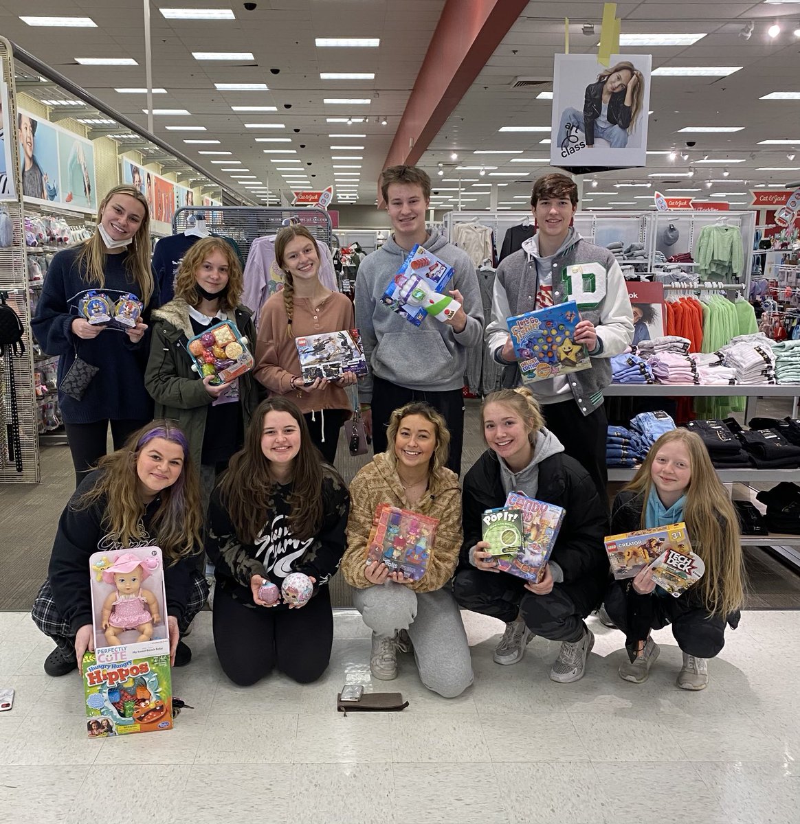 dtadublin's tweet photo. ⁦@dtadublin⁩ students shopped til they dropped to purchase toys for the ⁦@wt_dublinohio⁩ Firefighters 4 Kids Toy Drive! ⁦@DCSEmerald⁩ #seeuslearn ⁦@Target⁩ #DCSGivesBack ⁦@EducatorsRising⁩ #targethaul #futureteachers https://t.co/EbBd8TQ30a