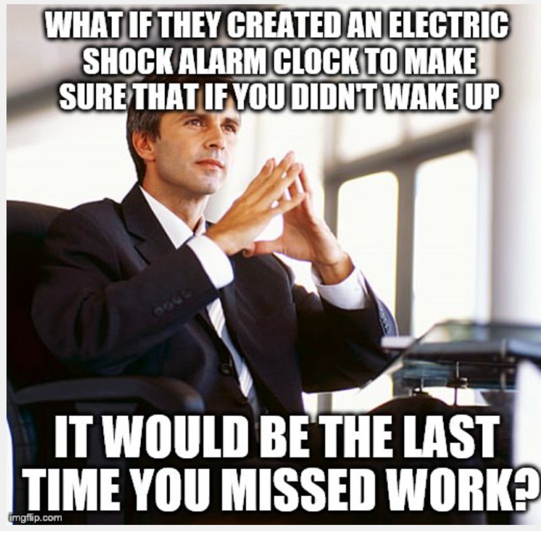 Found this meme that was created 6 years ago called 'Million Dollar Idea.' Little did they know...

#shockclock #pavlok #habits #wake #alarm #morning #morningroutine #shockclock #pavlok #habits #wake #alarm #morning #morningroutine
