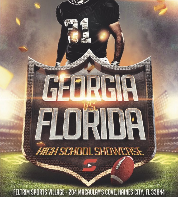blessed and honored to be invited to the Florida vs Georgia football showcase <a href="/OreyFerrell/">Orey Ferrell</a> <a href="/k_hayes14/">Coach Hayes</a>