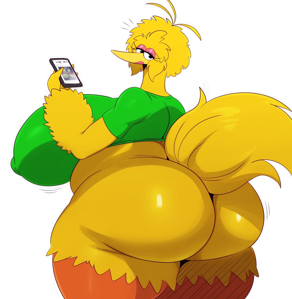 VisionlessDave3's tweet image. Big Bird is low key thicc af 😅