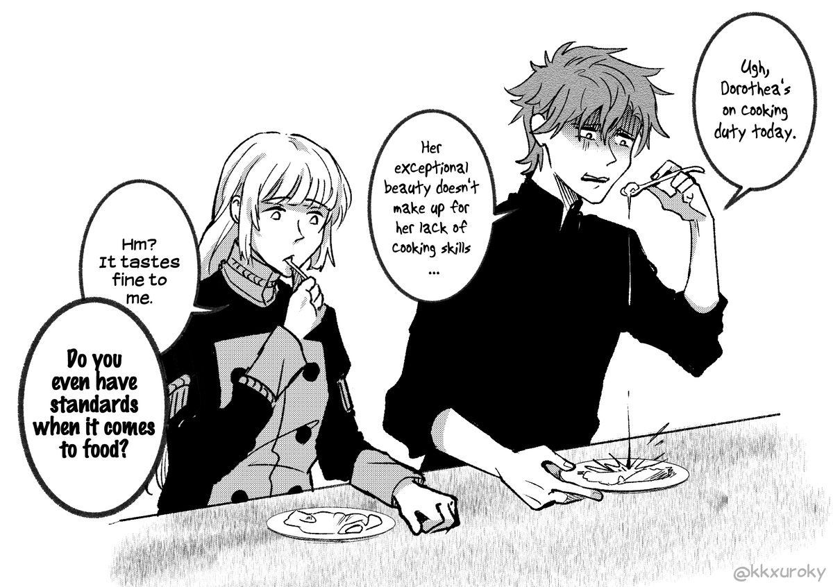 nothing beats a good meal #FireEmblemThreeHouses #dorogrid 