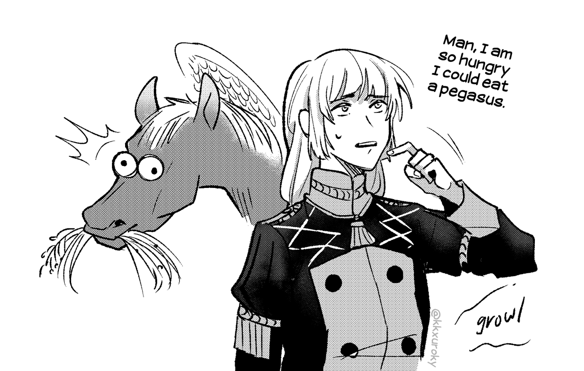 nothing beats a good meal #FireEmblemThreeHouses #dorogrid 