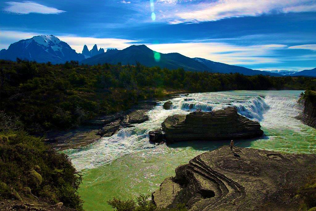 Salto Grande y Cascada Paine dos lugares imperdibles a visitar si vas por el día a Torres del Paine 👌