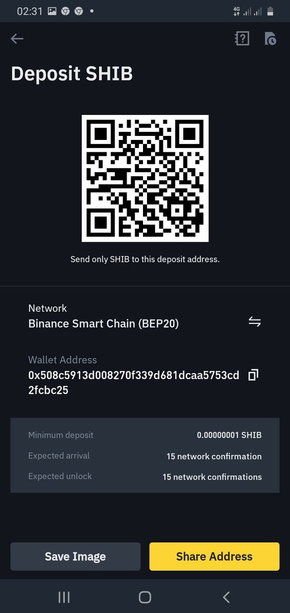 NagzEmma's tweet photo. @ShibaExpert Hello thanks dats my shib inu binance address ❤❤❤ https://t.co/znCCabjr4l
