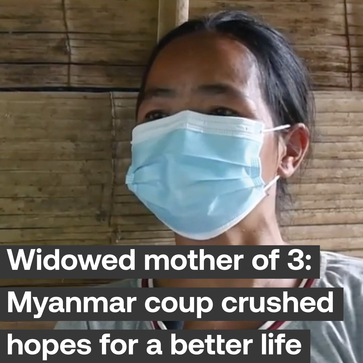 RadioFreeAsia's tweet photo. “I lost everything. We have no house. Our hopes for the children’s future, their education, are all ruined.” Dah Moe, 38, a widowed mother of three in Kayah state, says the coup in Myanmar has dashed her hopes for a better life.

https://t.co/40AlGHyaP7 https://t.co/fYy8oTRu7s