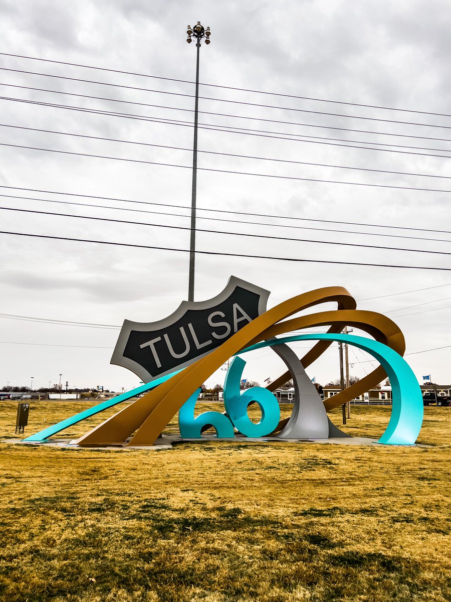 One iconic landmark! #route66 #tulsa #motherroad