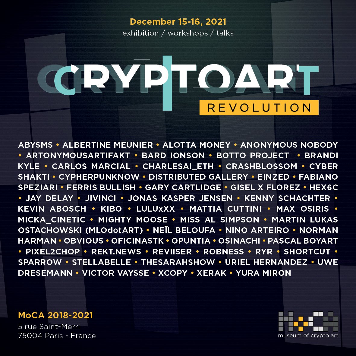 Museum of Crypto Art (LeMoCA) tweet media