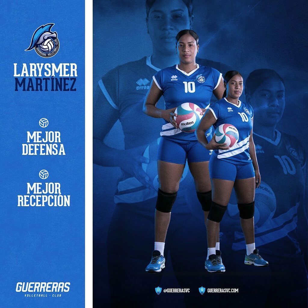 Nuestra Guerrera Larysmer Martínez y su actuación en la temporada 2021 la hacen merecedor de ser la mejor defensa y mejor receptora del torneo.

¡Felicidades Lary!

#somosguerreras