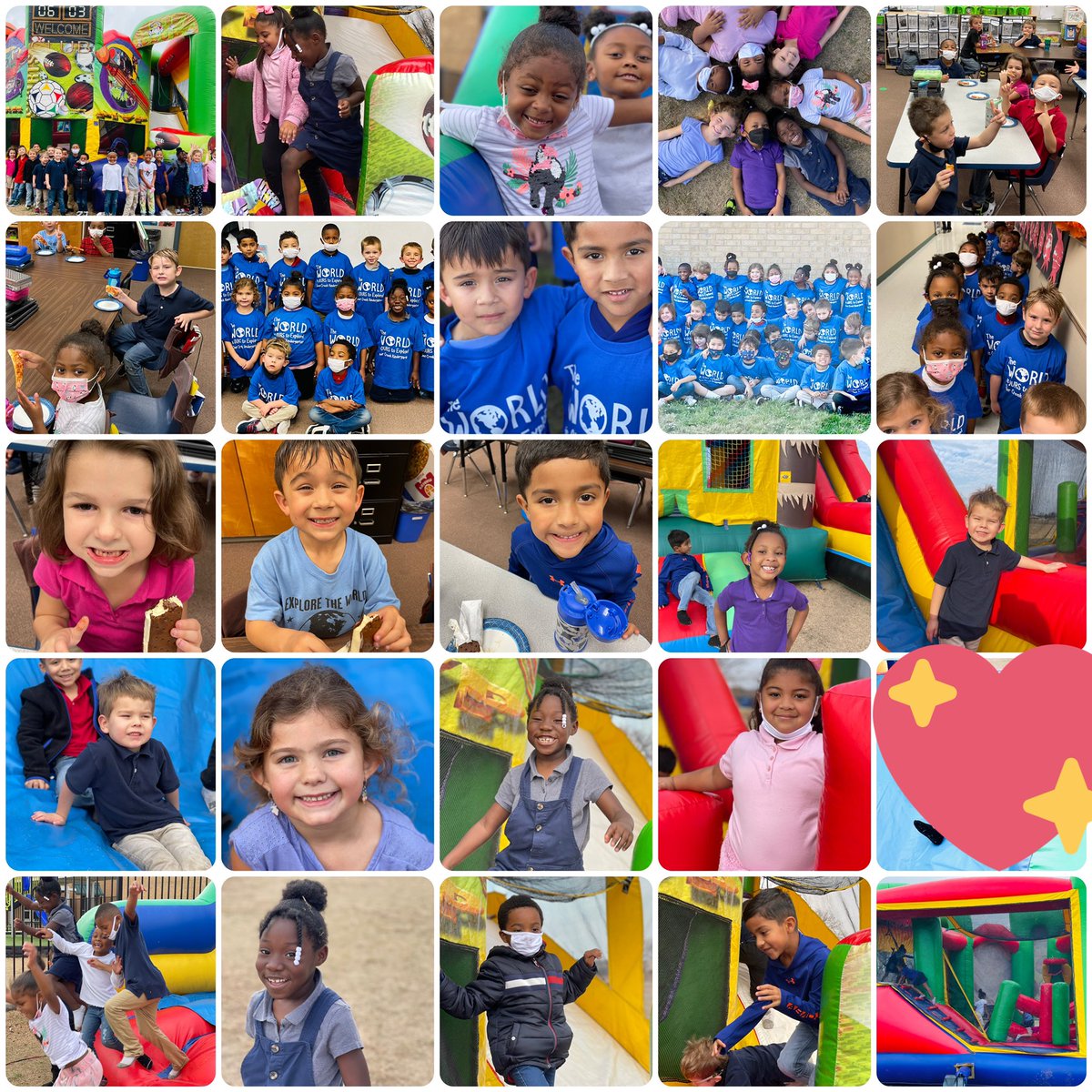 Poni3kj's tweet photo. DCEKBears - Friday Extravaganza. We enjoyed bounce houses, pizza, ice cream, treats and New Kindergarten Tshirts. What a great day. #DCEKBearsfun https://t.co/EeUfyTOUcd
