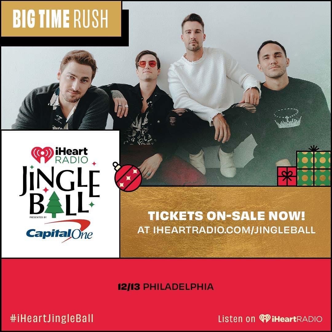 bigtimerush's tweet photo. Who's ready to go crazy at @IHRJingleBall in Philly on Monday?! Grab your tickets before it's too late! https://t.co/FIhmnNTE9C https://t.co/RzCRlpKvz5