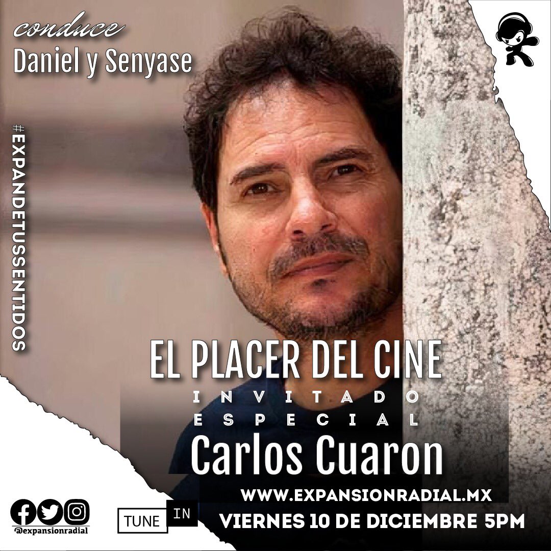 ExpansionRadial's tweet image. Escucha ahora @elplacer_cine🎥
Entrevista a #CarlosCuaron director de #RudoYCursi que presenta su nueva comedia #Amalgama,sintoniza 📲🎙
Conduce @senyaseangeles y #danielcastillo🎤
▶️expansionradial.mx
Tune In &amp;amp; Apple Music
⚡️bit.ly/TuneInERadial
#ExpandeTusSentidos #cine