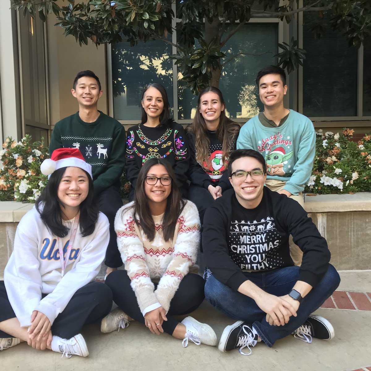 So excited to present our first lab photo! Happy Holidays from the Quijada Lab!