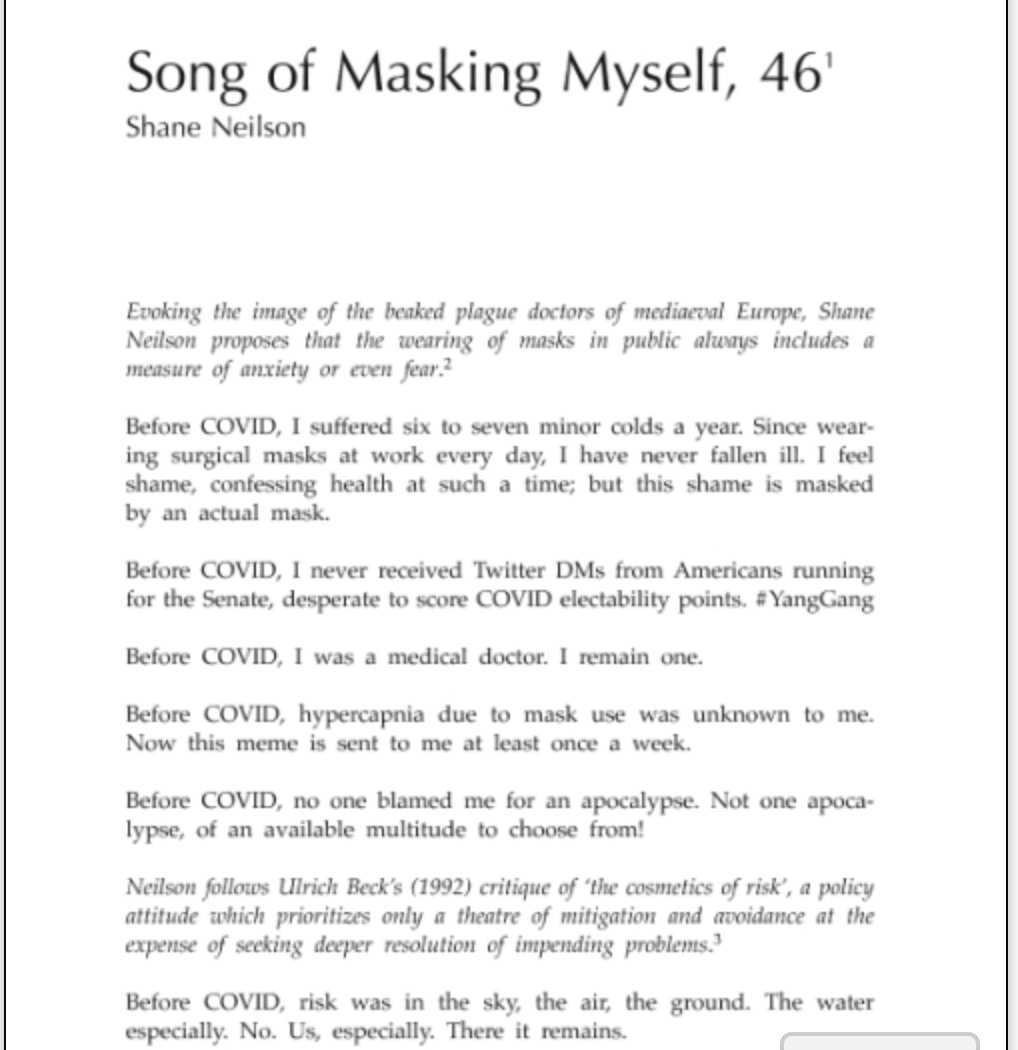 Shane Neilson (@sneilsonwwh) on Twitter photo Dream come true: long & complex self-recombinant true life poem published in Johns Hopkins University Press's <a href="/literature_med/">Literature and Medicine</a> ! Here's the first page. Thanks to Michael Blackie and Anna Fenton-Hathaway! Dream come true: long & complex self-recombinant true life poem published in Johns Hopkins University Press's <a href="/literature_med/">Literature and Medicine</a> ! Here's the first page. Thanks to Michael Blackie and Anna Fenton-Hathaway!