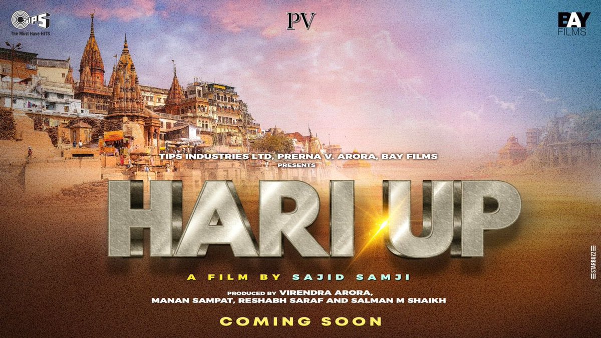 atulmohanhere's tweet photo. #PrernaaVArora and @tipsofficial present #HariUP, directed by #SajidSamji. Shooting begins this #Christmas 2021. Next poster out soon. Produced by #ReshabhDSaraf #Bayfilms https://t.co/oJF124fETe