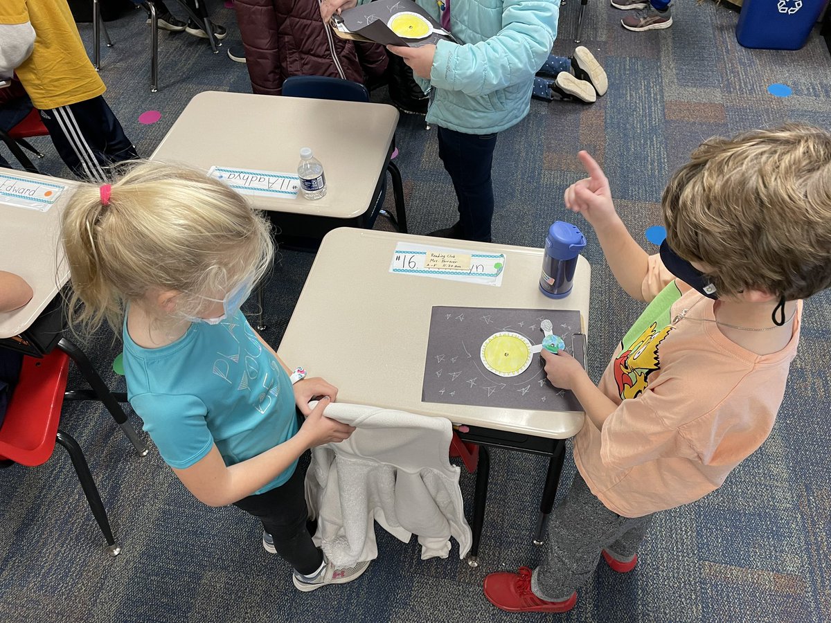 Teaching our buddy class all about rotating and revolving. What did you learn in science class this week? 🌎☀️ #HappyHillendale <a href="/doughertysdogs/">mrs.dougherty</a>