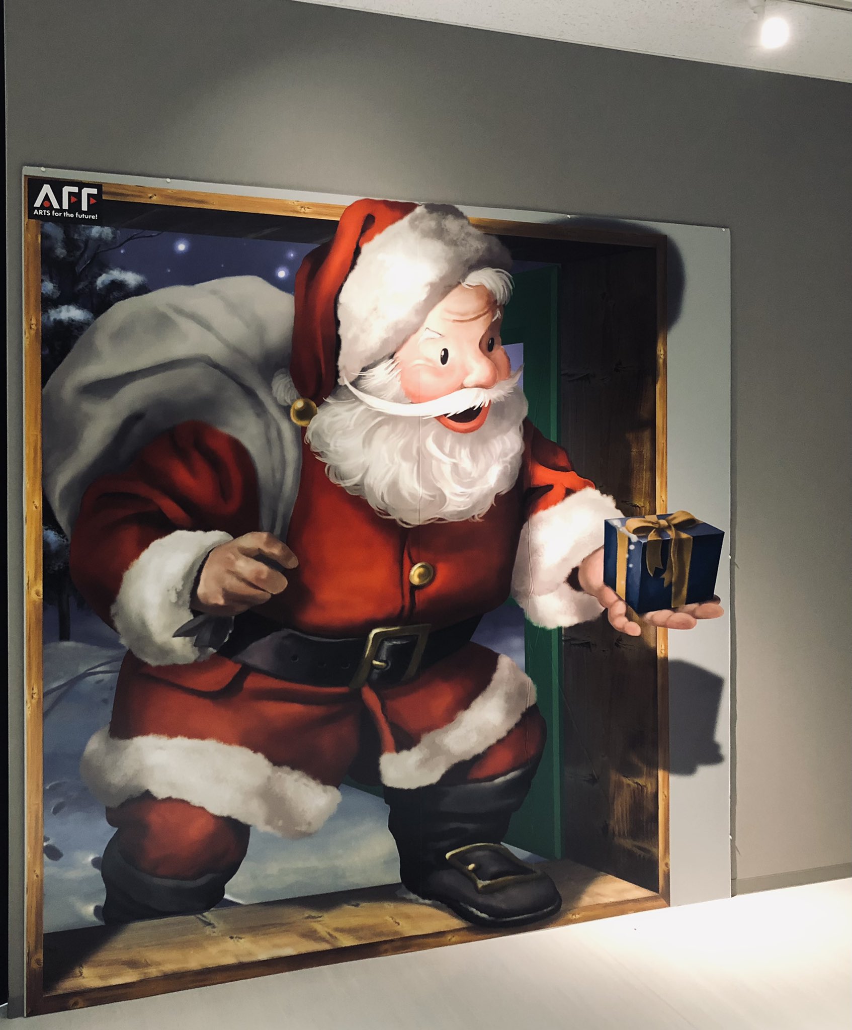 加東アート館 加東アート館クリスマストリックアート展 開催中です おそらく国内最大量 常設26点に加え クリスマストリックアート10点で なんと 大人440円小人2円 幼児無料だよ みんな色んなサンタさんに会いに来て 加東アート館
