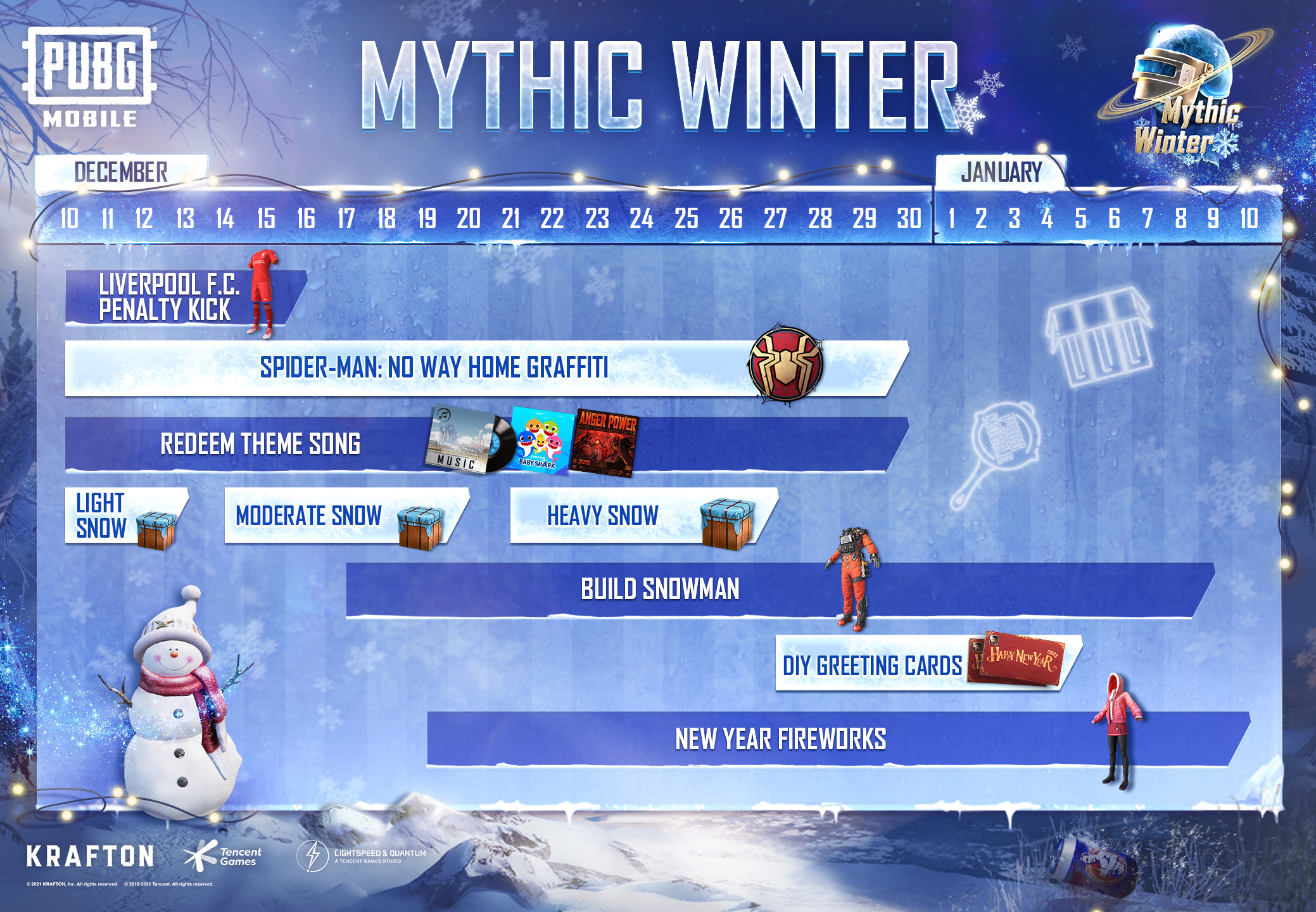 Royale Pass M6: Mythic Winter 