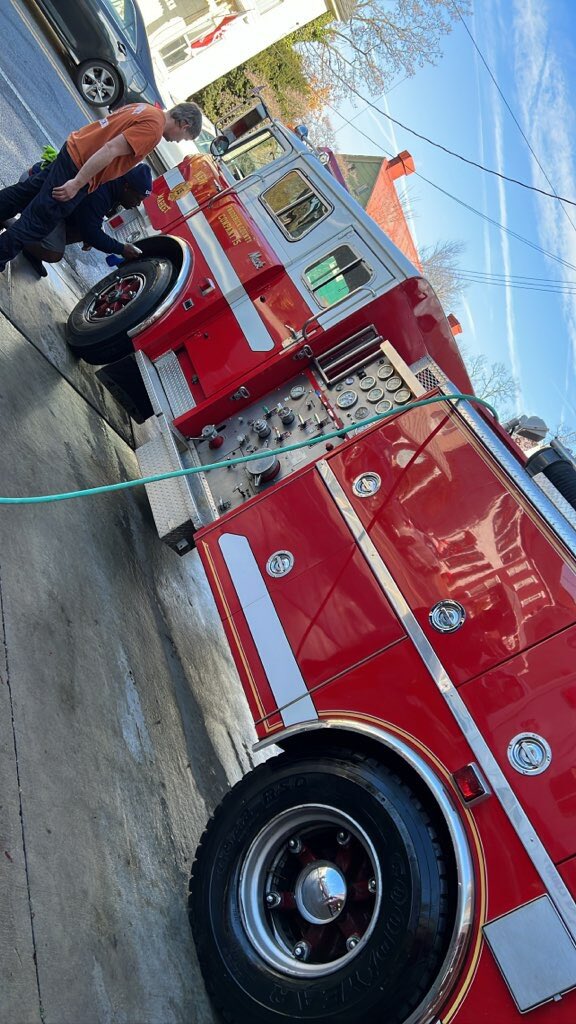 BenNalborczyk's tweet photo. Ever wonder what your community volunteers do? Last weekend was extremely busy with constant emergency calls and non stop commitment to our community and craft, the pictures tell the story the best! #TalkisCheapActionisGolden @NewMarketVFC https://t.co/U1MwVDFMDM