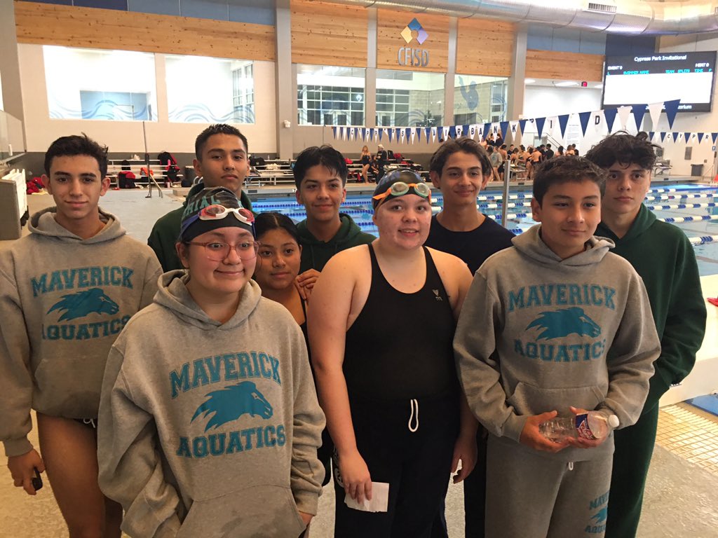 PRM_Aquatics's tweet photo. Getting ready to race at the Cypress Park invitational @PMHSMavericks @PasadenaHigh @SamRayburn_HS @VReyes15 @JRichardson53 @PasadenaISD_TX @CFISDAquatics #ThreeSchoolsOneTeam https://t.co/sGHJkAczjt