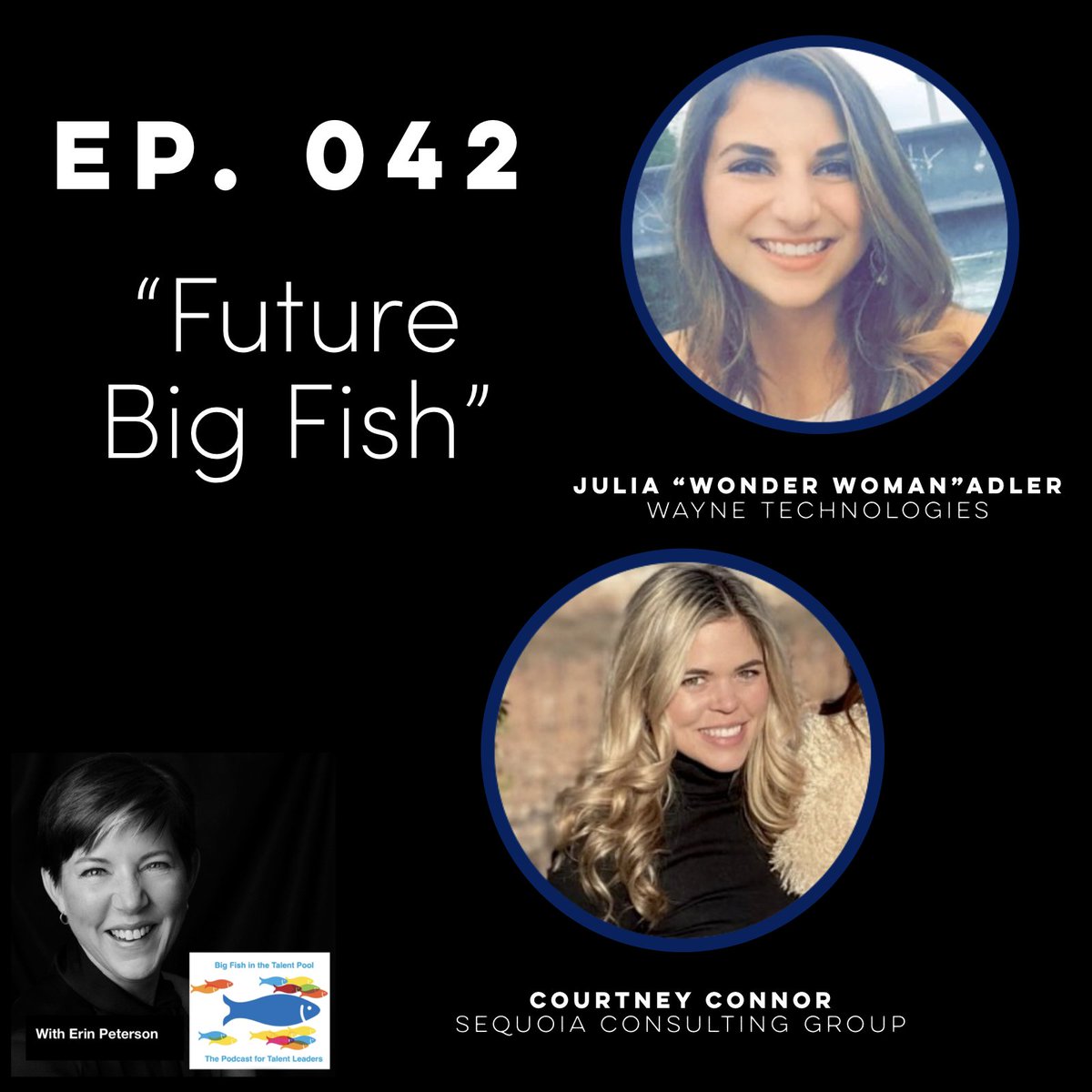 Ep. 42 Courtney Connor &amp; Julia Adler offer their unique perspective on #consulting, #staffing, &amp; #sourcing.
ow.ly/qqaM50H8zpH 
Text BIGFISH to 25000 on your smartphone &amp; learn about our sponsor #Paradox.ai &amp; their tool Olivia.
#recruiting #talentaquisition #ParadoxOlivia
