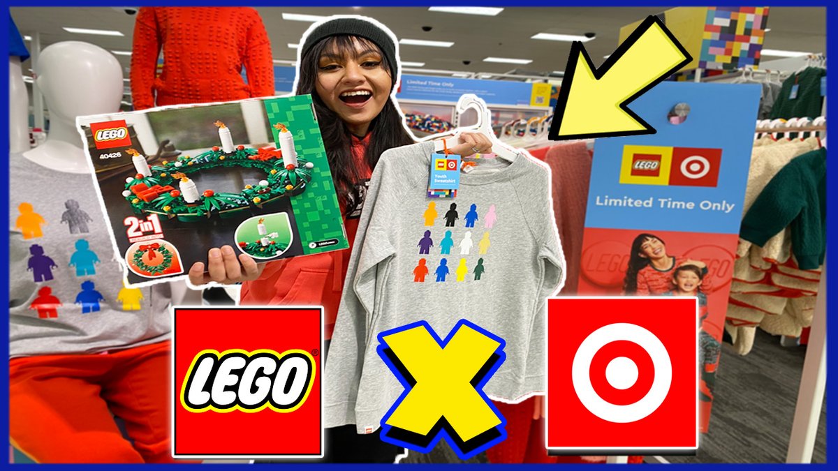 BeckyplusEli's tweet photo. Lego X Target collab is 🔥 🔥 🔥 
Check out the vlog as we peep all the limited time  drops!!

👉👉https://t.co/RSyjzM5LuL
#LEGOXTarget #vlogmas  #shopping https://t.co/P8LQuSoxoU