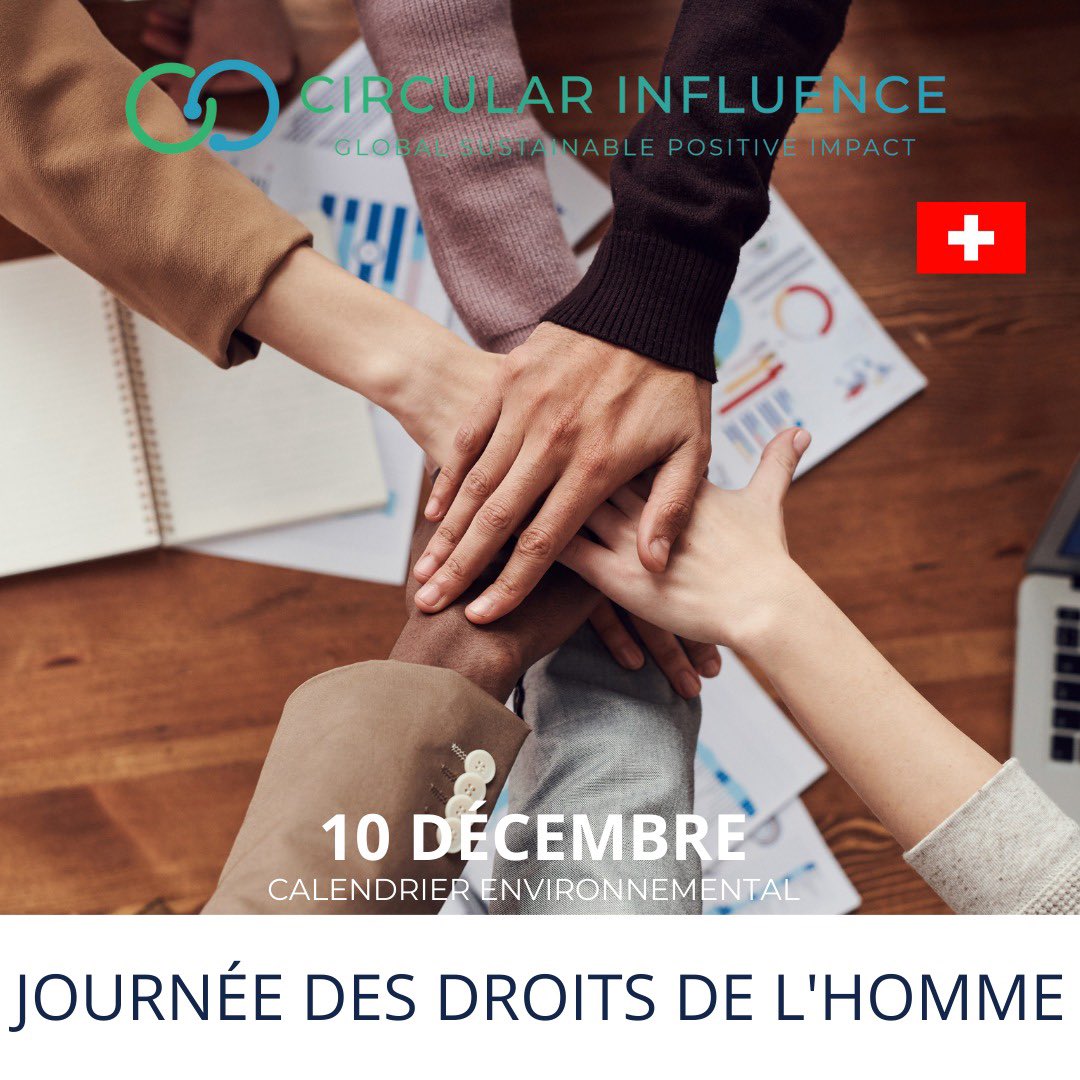 CircularInfluen's tweet photo. Human Rights Day is observed every year on 10 December — the day the United Nations General Assembly adopted, in 1948, the Universal Declaration of Human Rights (UDHR).
#HumanRightsDay #Human
#CircularInfluence #climatechange #circulareconomy #netzero #systemsthinking https://t.co/bO7zJx0U1L
