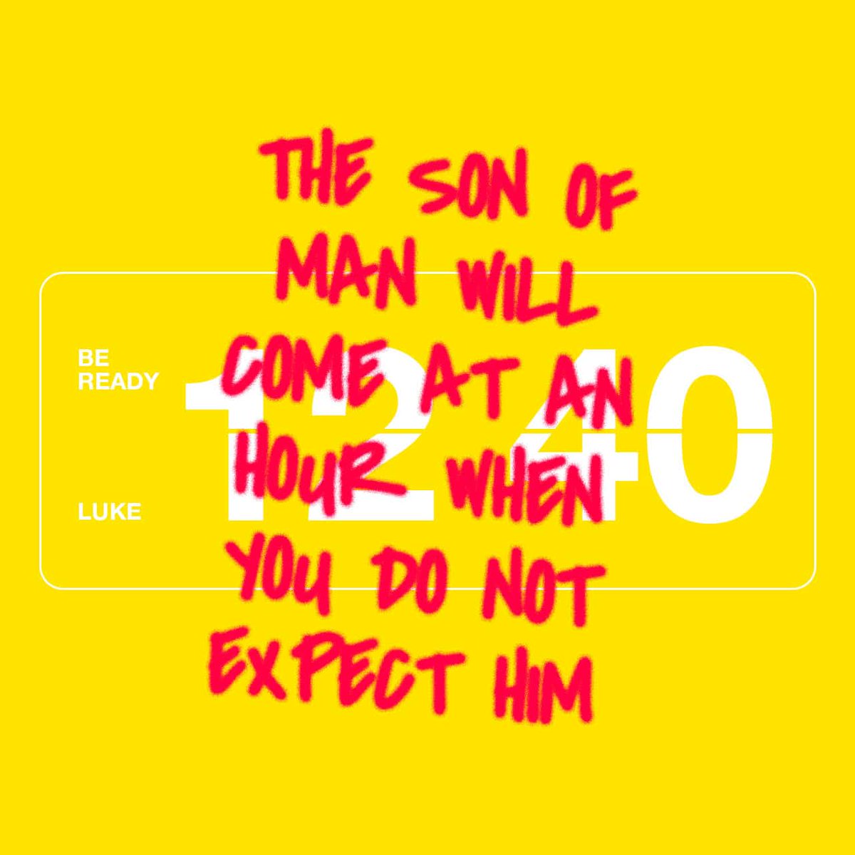 juphenove's tweet photo. You also must be ready, for the Son of Man is coming at an hour you do not expect.”
Luke 12:40 ESV
https://t.co/8xu5CKLLkb https://t.co/WCPglUObuX