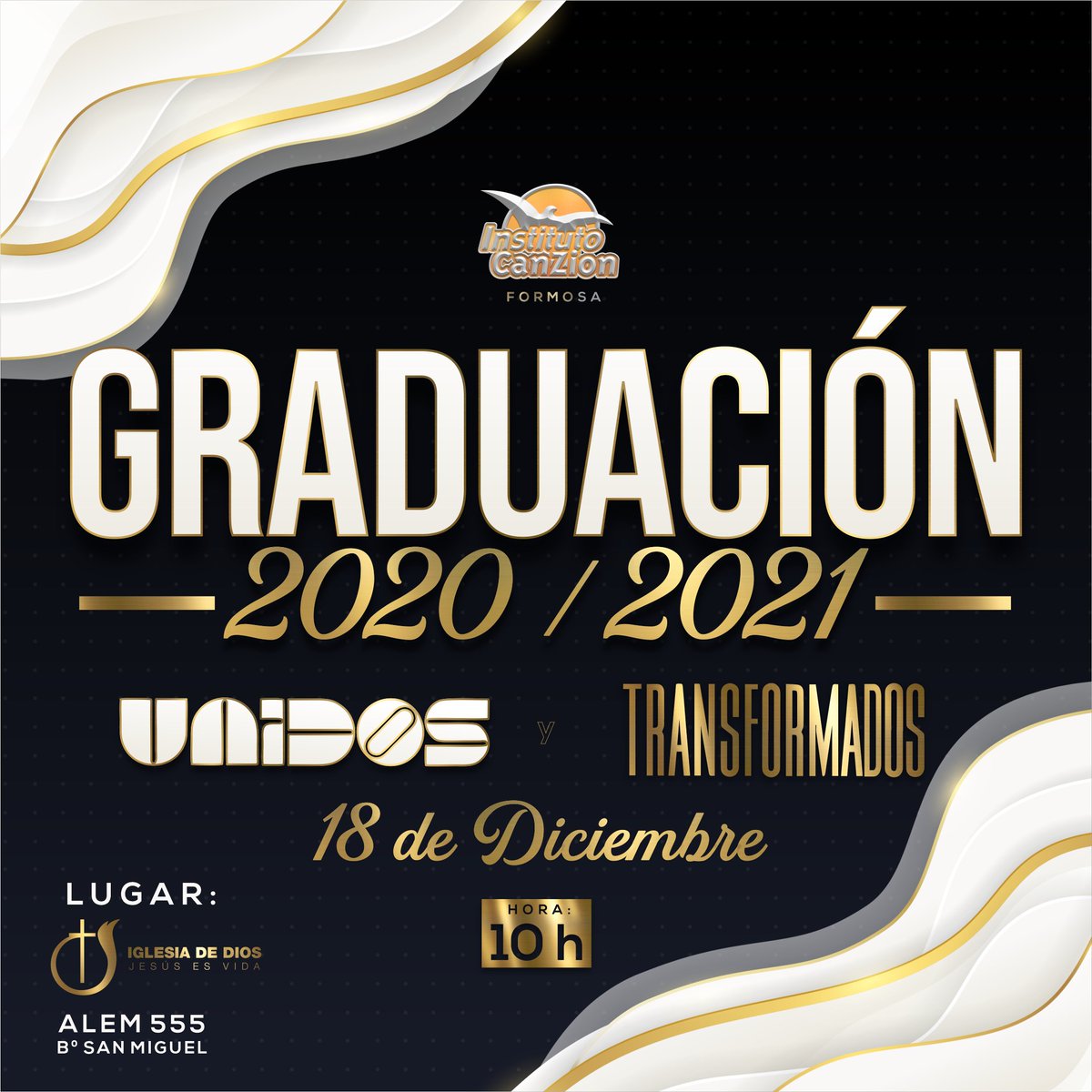 ICZFormosa's tweet photo. Tenemos mucha expectativa de lo que viviremos con la ayuda de Dios el sábado 18 en la gala de graduación y audición. Uniendo las 2 promociones 2020 y 2021, con el lema Unidos y Transformados. https://t.co/1KQKbSUR0X