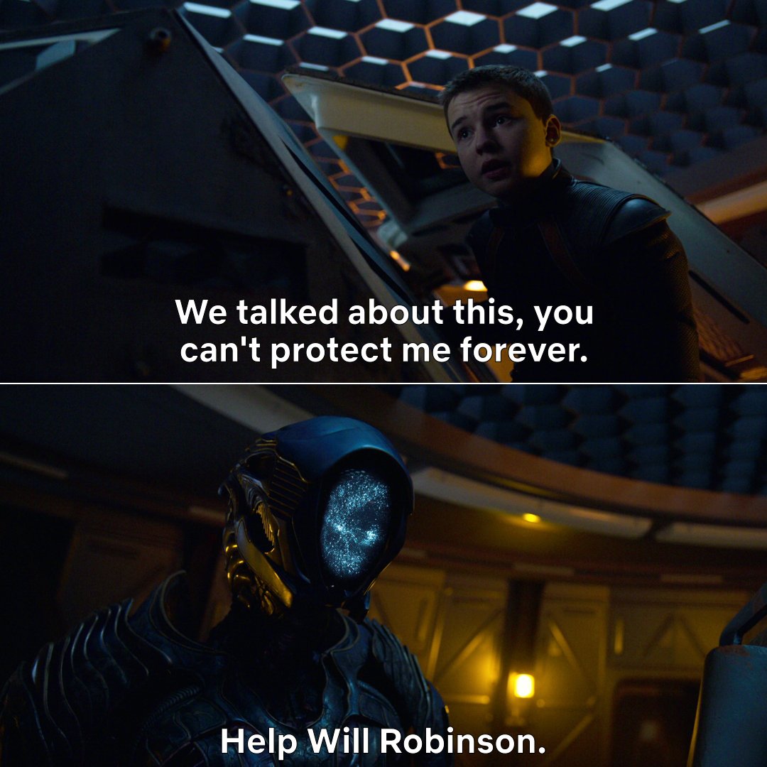 Find someone who protects you the way Robot protects Will. 🤖😭