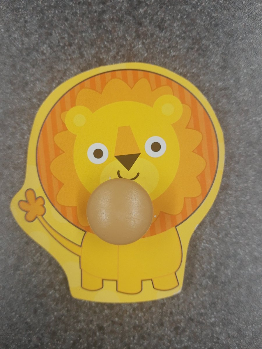 Ldennis380's tweet photo. Today, it was this lion puzzle piece that the three-year-old told me to me to be sure to talk to because it would keep me safe. https://t.co/bAaXh3nde3