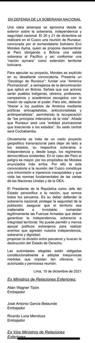 MecheAF's tweet photo. Apoyo plenamente este comunicado 🇵🇪🇵🇪🇵🇪🇵🇪🇵🇪🇵🇪 https://t.co/O2SEXwoxOy