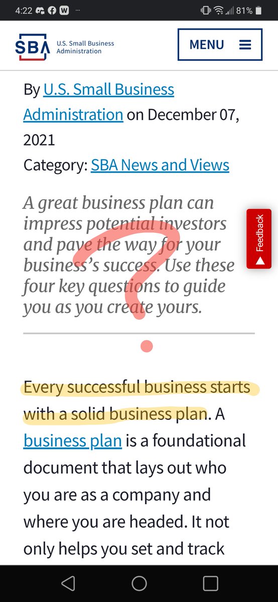 It is statements like this that cause people to doubt traditional support services. And I work for one!

Truth is MOST successful businesses start with a dream and a hammer. Plans come later.

Our all-or-nothing proclamations alienate more than they enlighten.