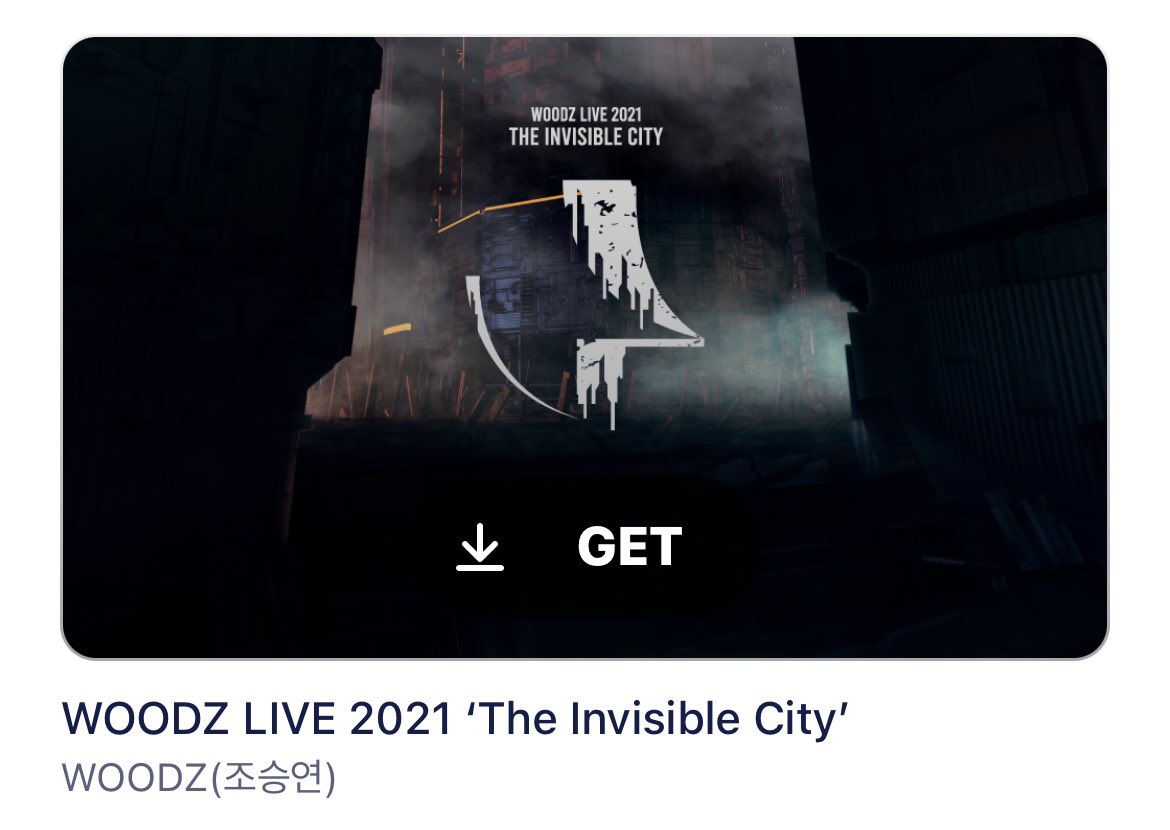 Topp_ing's tweet photo. WOODZ LIVE 2021 #The_Invisible_City 의 AR 포토카드는 #Topping 에서 감상하실 수 있습니다. 
 #WOODZLIVE2021

📲다운로드 : https://t.co/nZJj3gBhI9 https://t.co/inbEGGlGrr