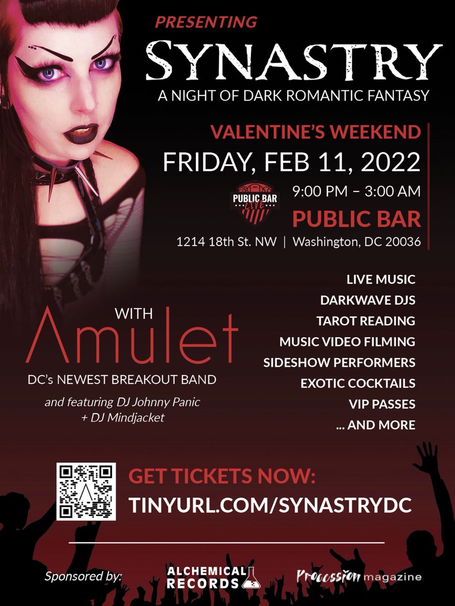 Join Amulet next Valentine’s weekend with a great event and gig on Feb 11th. See link for advance ticket savings!