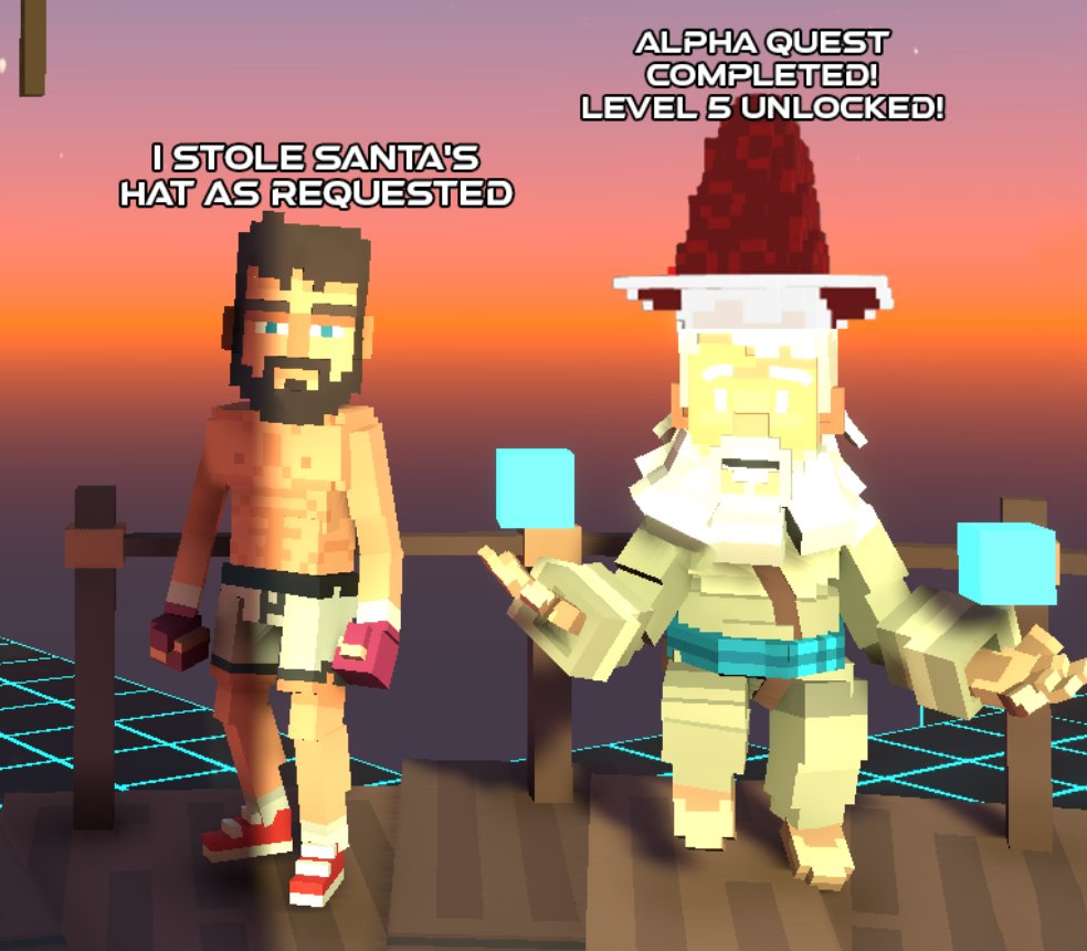 OfficialFxo's tweet photo. @TheSandboxGame When you complete all quests and find the secret Santa quest👀 @TheSandboxGame #metaverse https://t.co/afDOhWBiv6