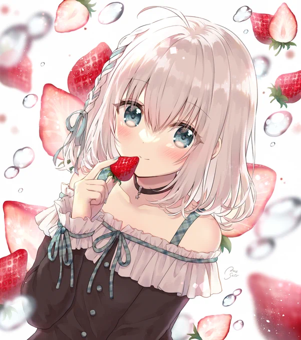 #絵柄が好みって人にフォローされたい 
キラキラした女の子描いてます✨ 