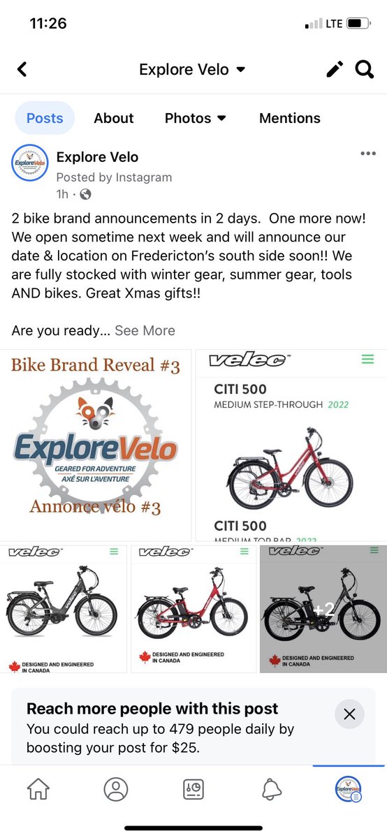 We are making bike brand announcements every day on FB and IG.  Too many details to post here. Here is a quick view of the news: <a href="/FujiBikes/">Fuji Bikes</a> <a href="/MooseBicycle/">Moose Bicycle of Canada Inc.</a> <a href="/velec/">Velec</a>