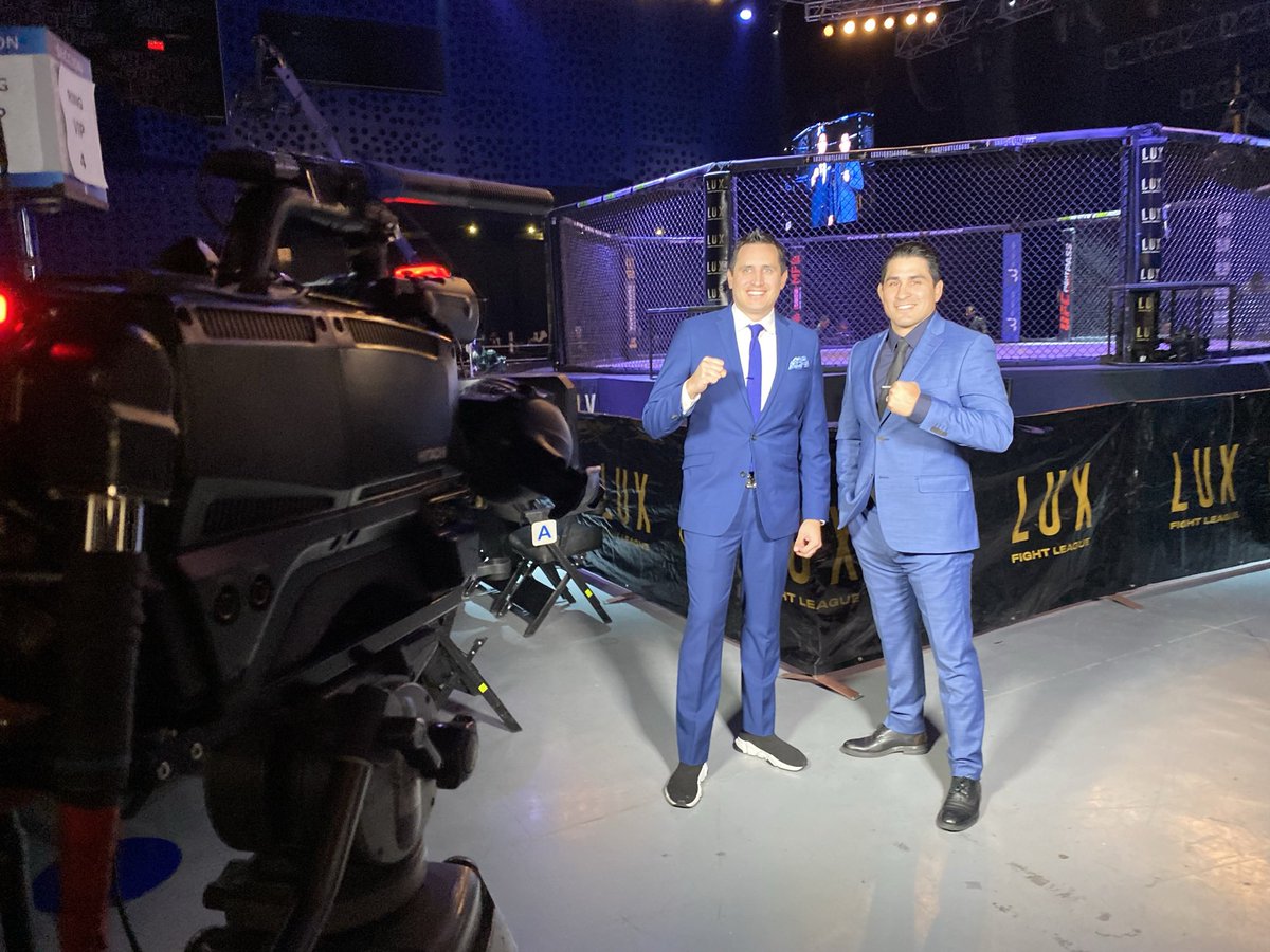 FX_Rivera's tweet photo. We’re LIVE from Mexico City on @UFCFightPass with the English call of #LUX019 alongside @UFC vet @sotomma.
@luxfightleague featuring the top MMA talent in Latin America https://t.co/JbedT6MMIn