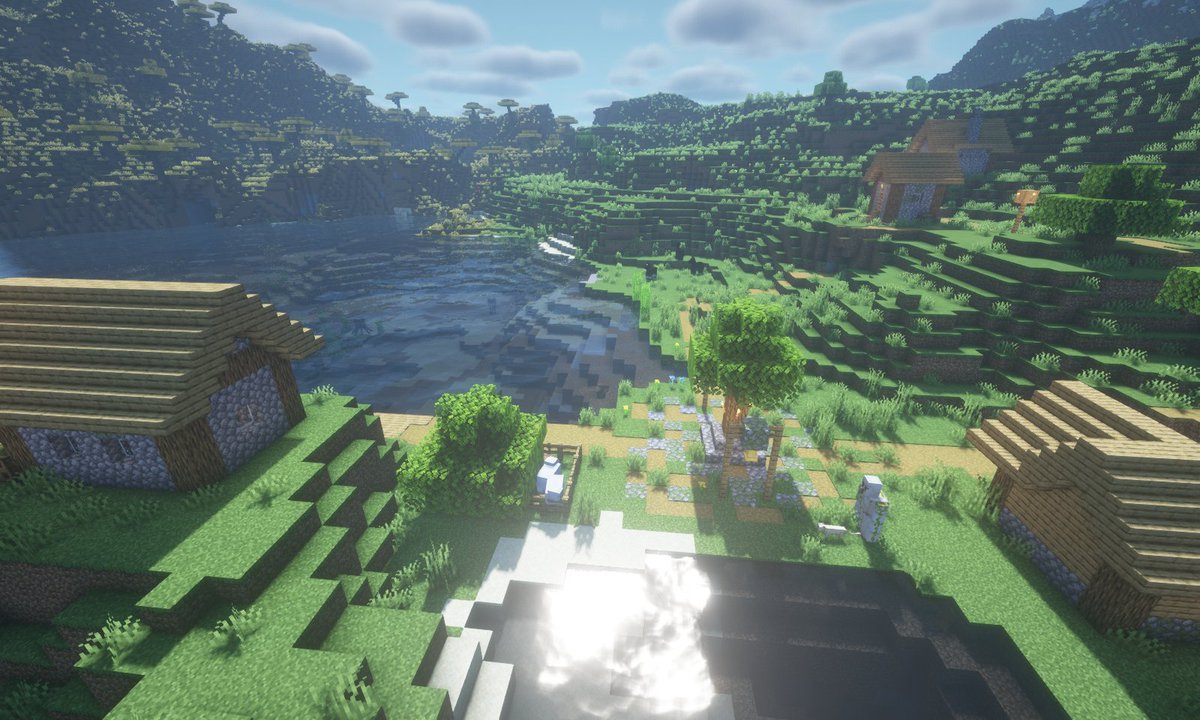 kwon_full's tweet photo. MODまわり見直しついでに、1.18.1でのシェーダーの具合を確認・・
BSLv7、BSLv8、Complementary Shaders、SEUS Renewedの順です。
BLSを好んで使うけど、Complememtaryのバニラっぽさも見やすくていいな・・
#minecraft #マイクラ #CavesAndCliffsPart2 #ShaderPacks https://t.co/6Dp3HqGUfQ