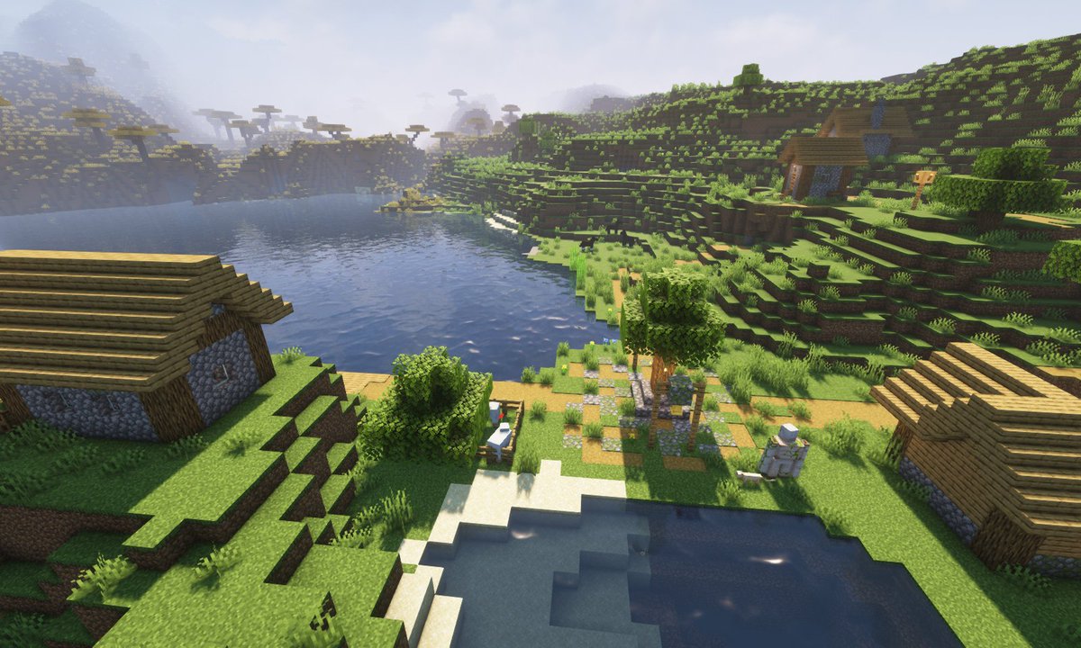 kwon_full's tweet photo. MODまわり見直しついでに、1.18.1でのシェーダーの具合を確認・・
BSLv7、BSLv8、Complementary Shaders、SEUS Renewedの順です。
BLSを好んで使うけど、Complememtaryのバニラっぽさも見やすくていいな・・
#minecraft #マイクラ #CavesAndCliffsPart2 #ShaderPacks https://t.co/6Dp3HqGUfQ