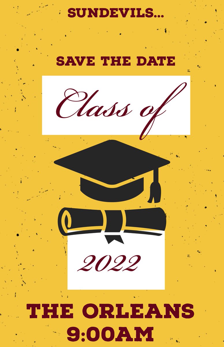 Eldorado Sundevils (@ehs_sparkypride) on Twitter photo It’s official, the Eldorado Sundevils Class of 2022 Graduation Commencement is June 2, 2022 at 9:00am <a href="/orleanscasino/">orleanscasino</a> #EHSClassOf2022 #EHSGrad It’s official, the Eldorado Sundevils Class of 2022 Graduation Commencement is June 2, 2022 at 9:00am <a href="/orleanscasino/">orleanscasino</a> #EHSClassOf2022 #EHSGrad