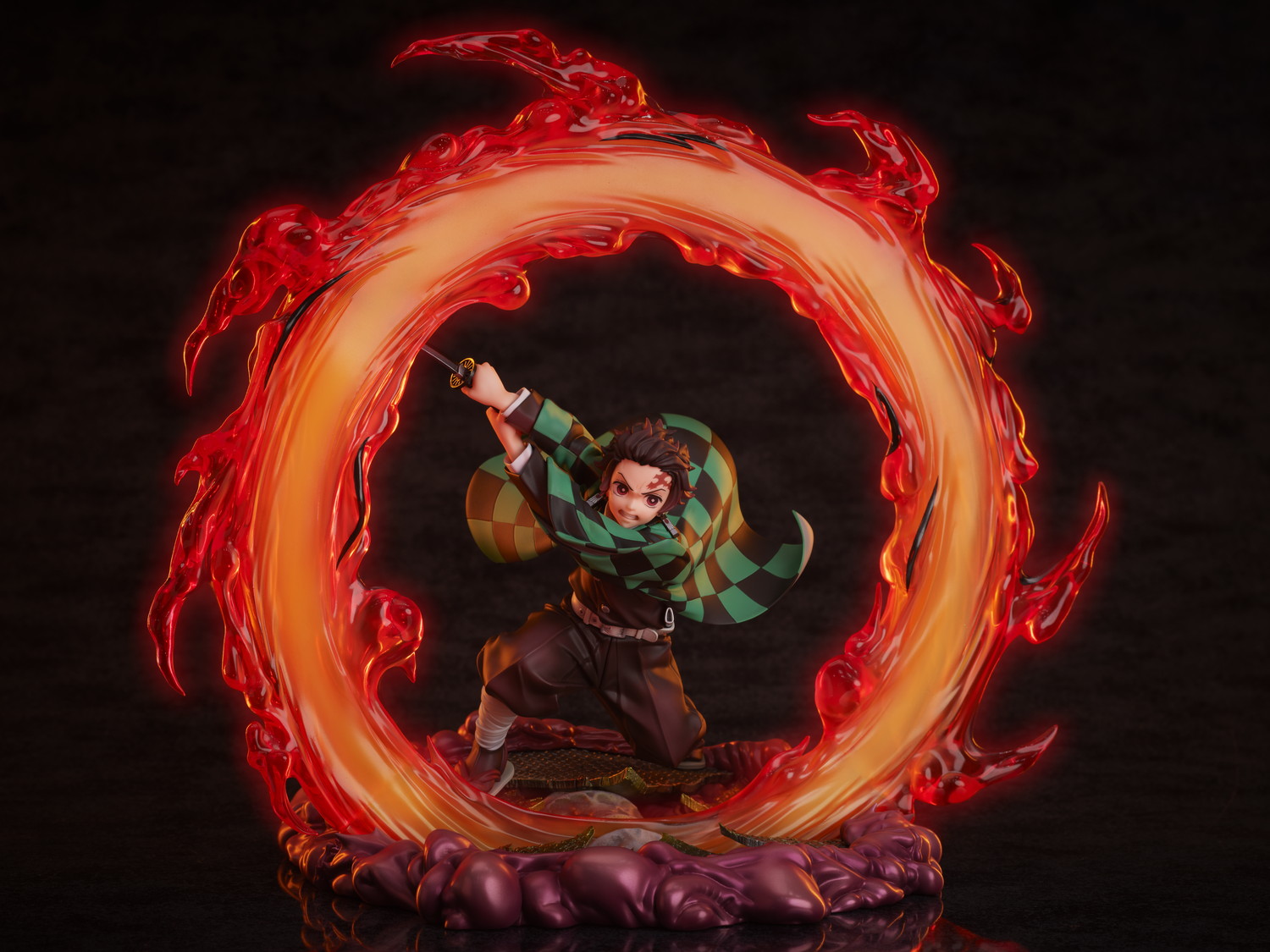 Demon Slayer Kimetsu No Yaiba English Aniplex Just Released 3 New Figures From Demon Slayer Kimetsu No Yaiba Tanjiro Kamado Hinokami Kagura Clear Blue Sky Kyojuro