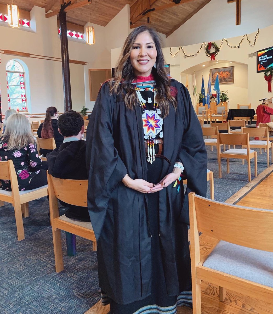 I was honored today to give the commencement address at Bacone College. Hohou for the space to share my story and congratulations to the graduates! #highered #indigenousscholars