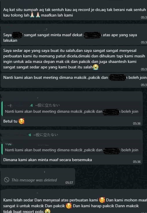 MrsPip18's tweet photo. Time buat buli kawan sendiri, Tak sedar diri. Ko cakap MANTAP.

Time dah kantoi, boleh pula minta maaf... Senang betul hidup korang

MAAF tu senang je nak ucap, tapi bukan senang nak memaafkan.

Kita dah patut ada website kot letak muka2 pembuli untuk tatapan n ingatan #sisemo https://t.co/H3vAZIO5Zh